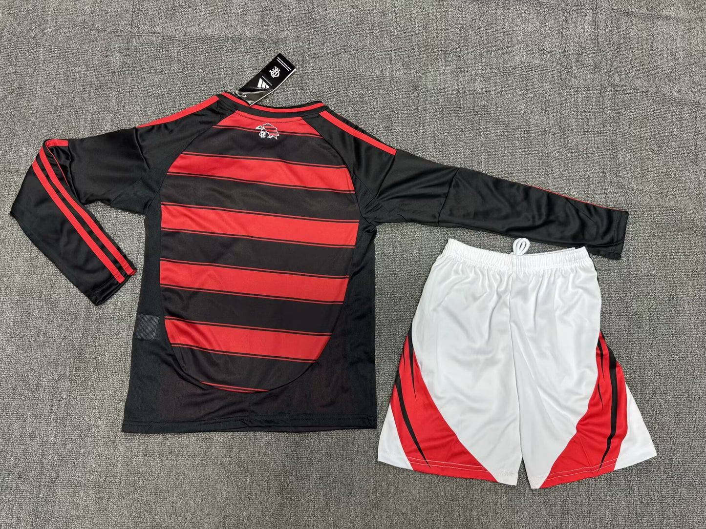 Flamengo 2025-26 Casa Infantil Manga Longa