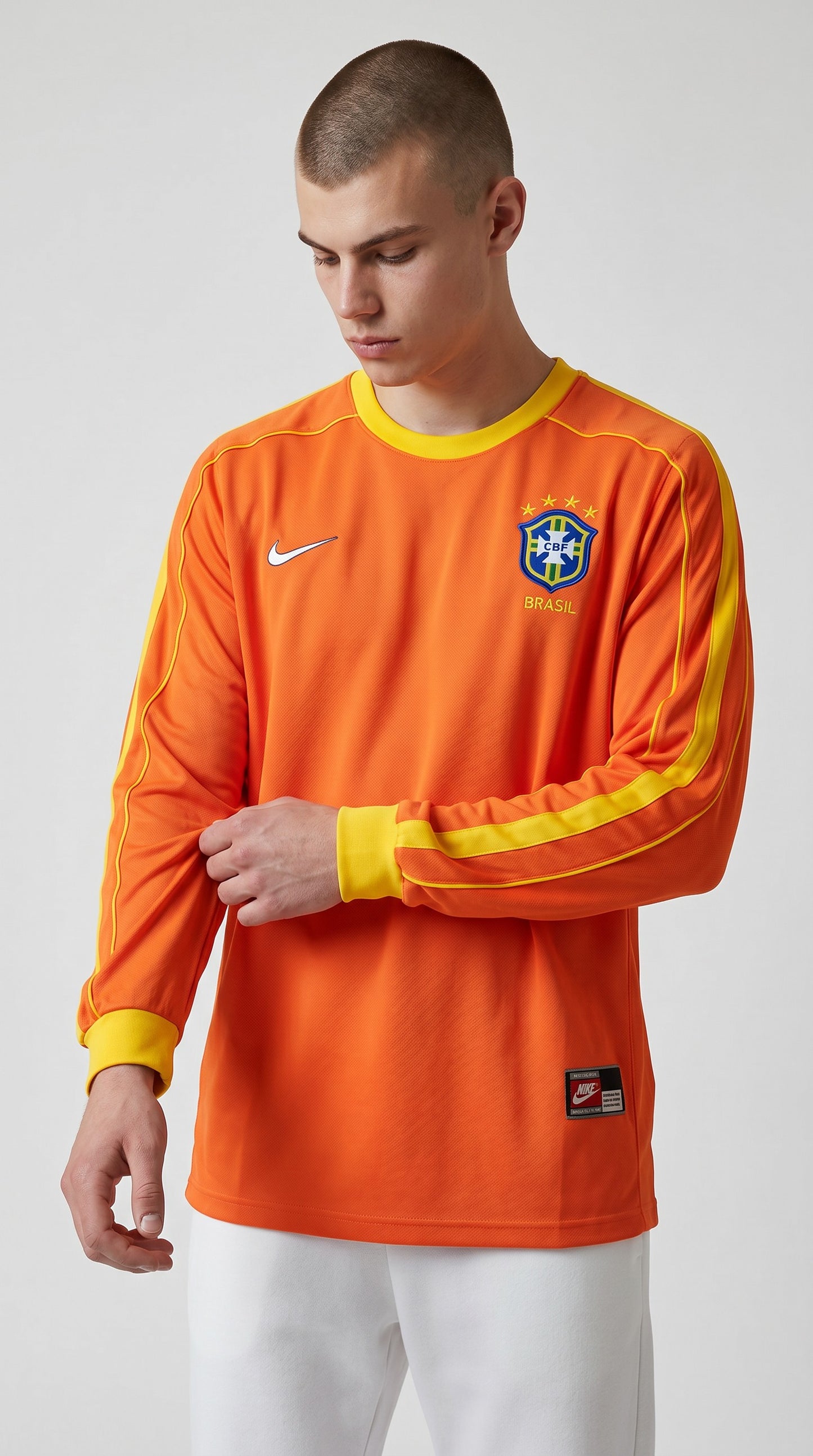 Brasil 1998 Goleiro Manga Longa