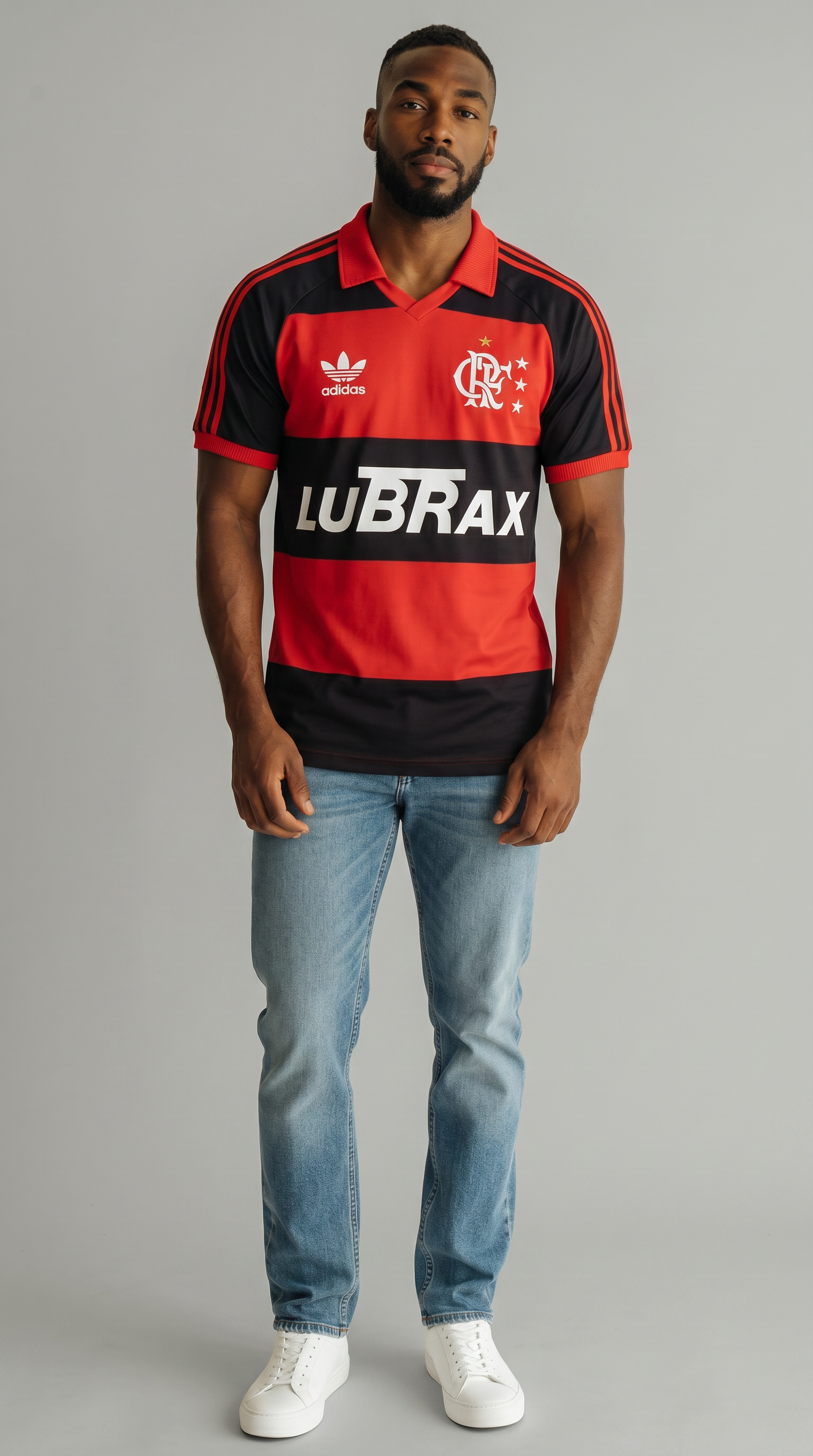 Camisa de futebol Flamengo 1987 Casa retrô