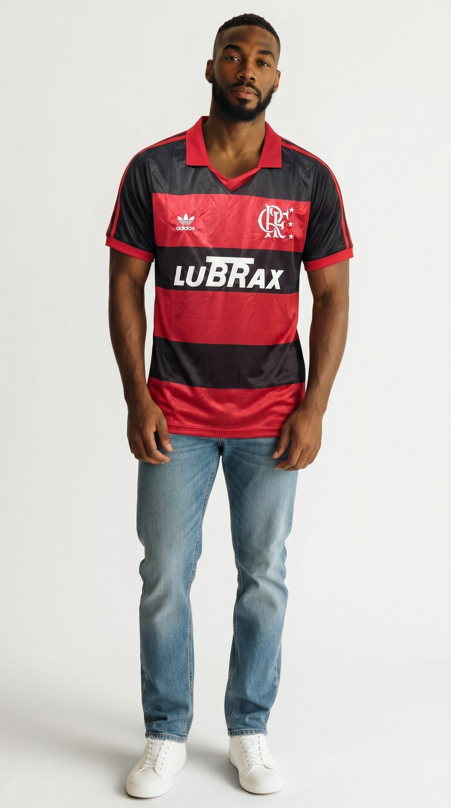 Camisa de futebol Flamengo 1990 Casa retrô