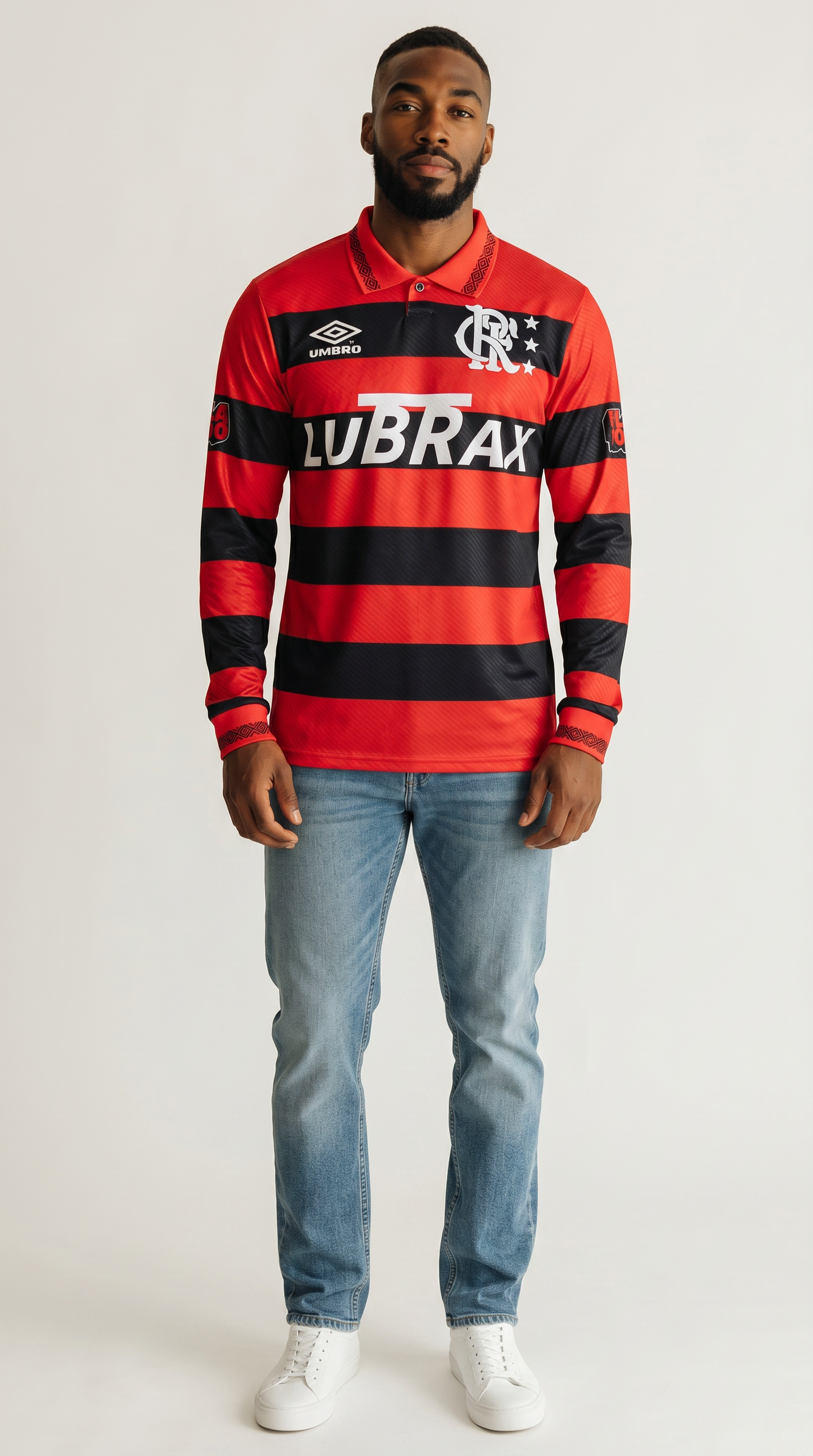 Flamengo 1994-95 Casa Manga Longa