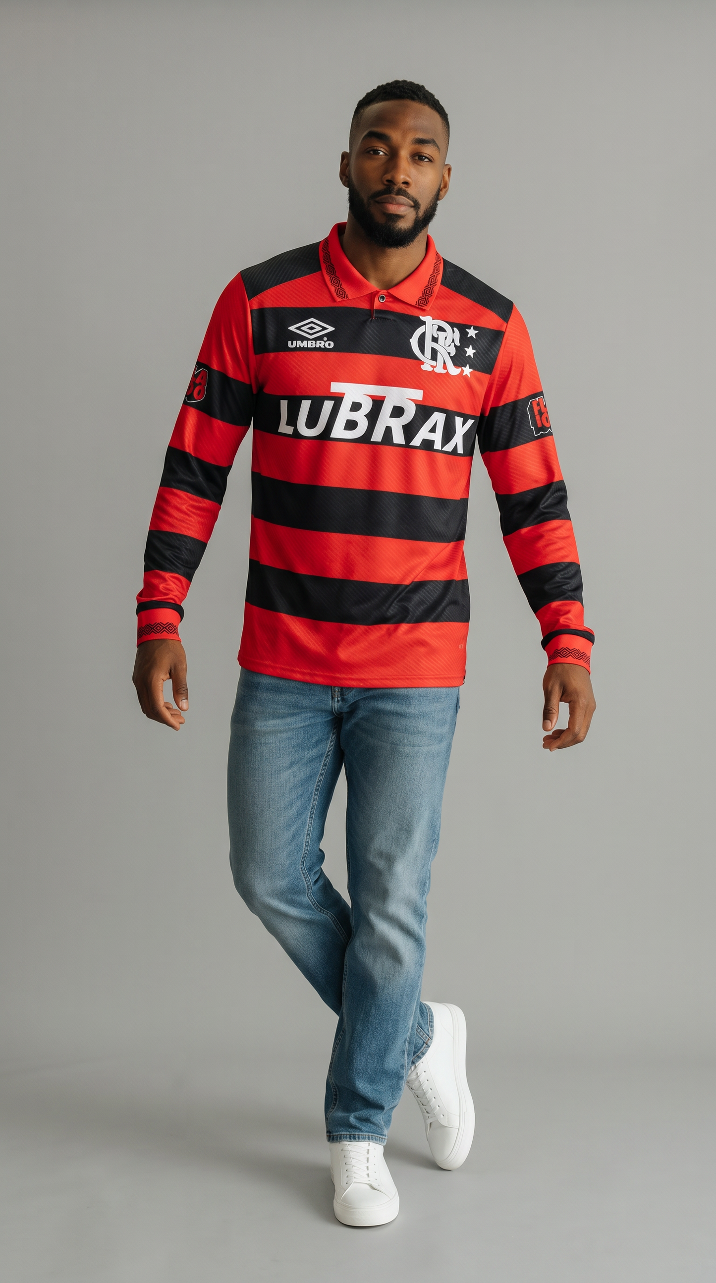 Flamengo 1994-95 Casa Manga Longa