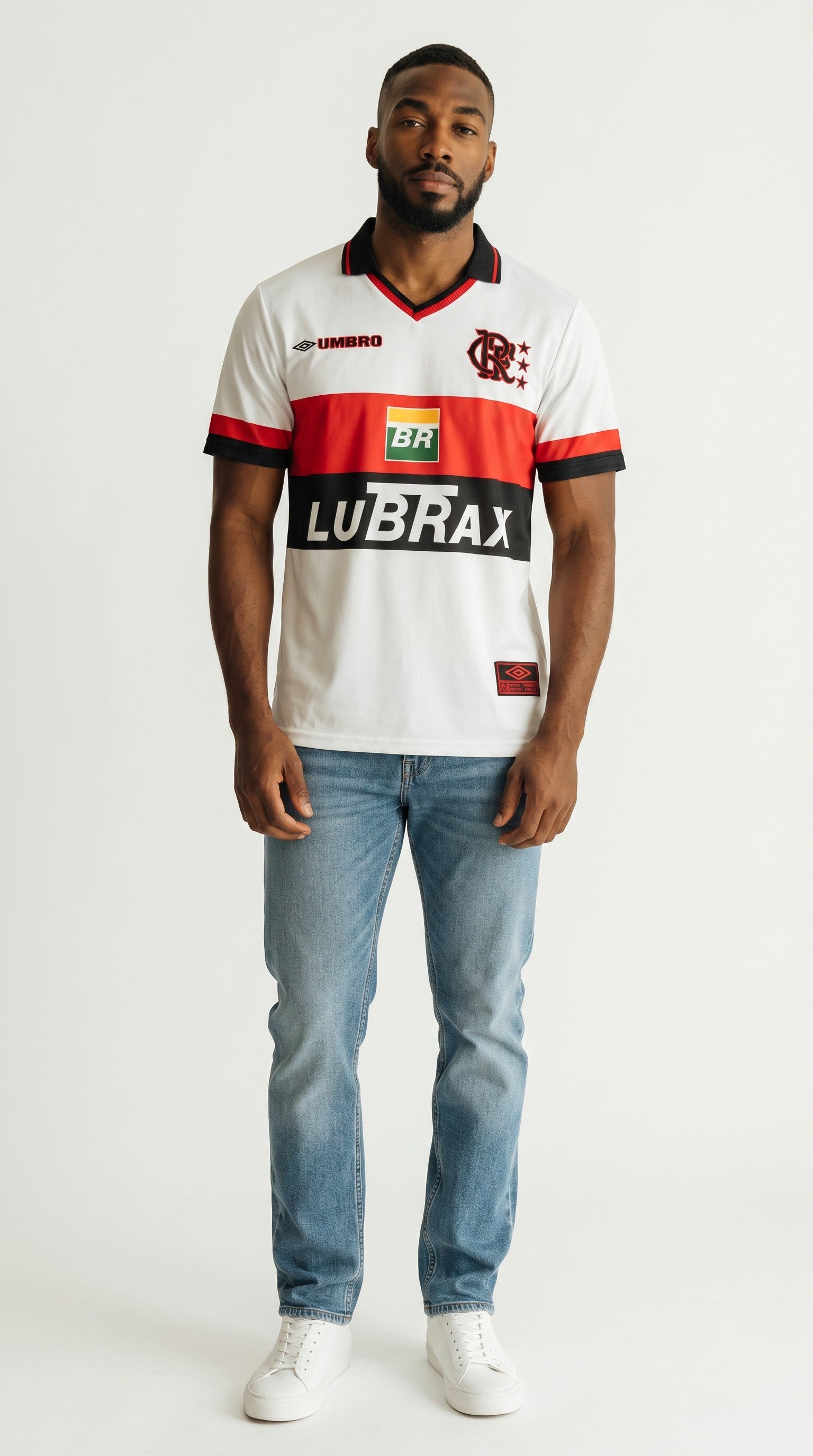 Camisa de futebol Flamengo 1998-99 Fora retrô