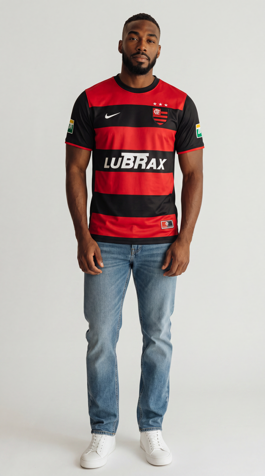 Camisa de futebol Flamengo 2000-01 Casa retrô