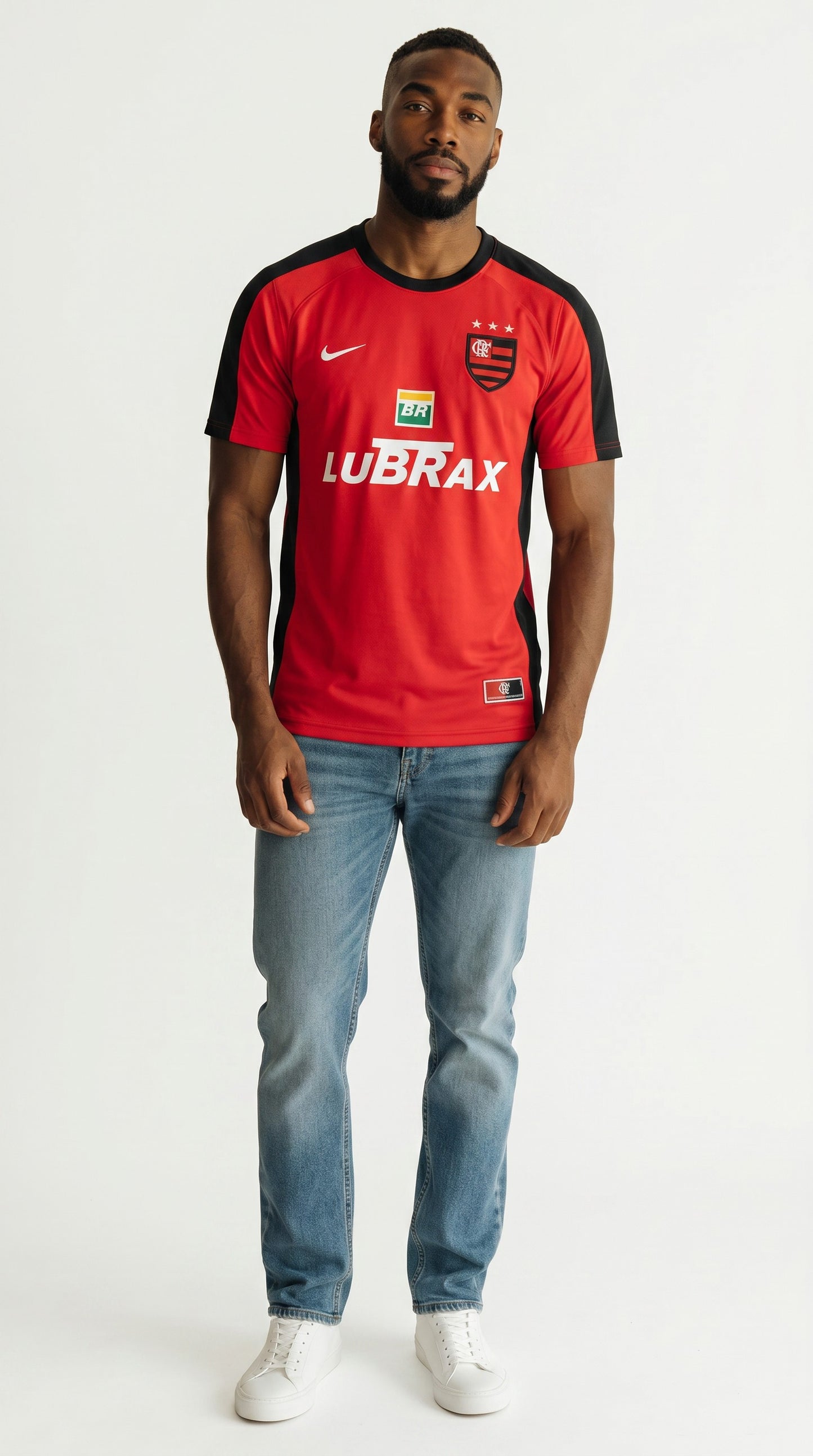 Camisa de futebol Flamengo 2000-01 Fora retrô