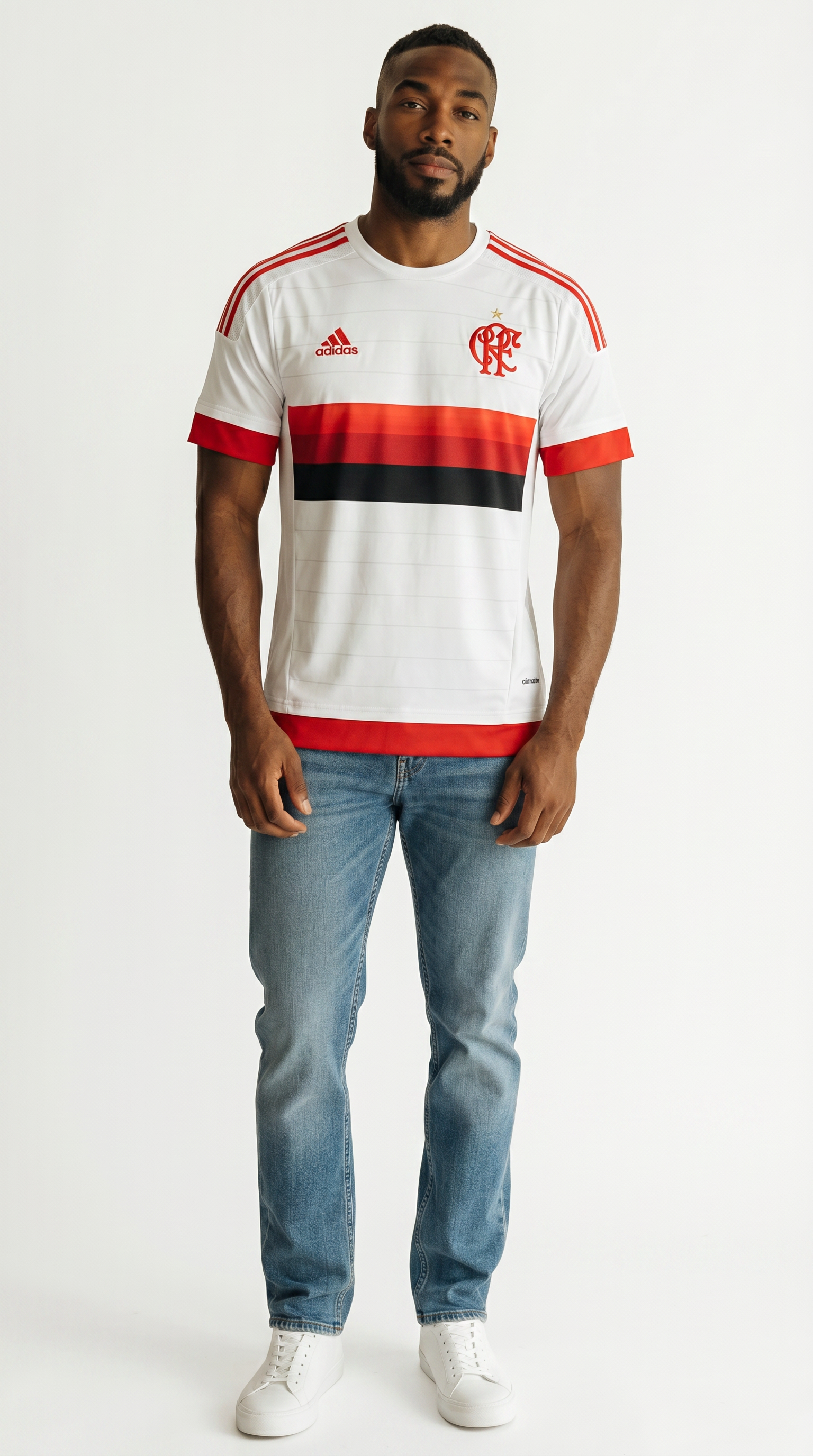 Camisa de futebol Flamengo 2015-16 Fora retrô