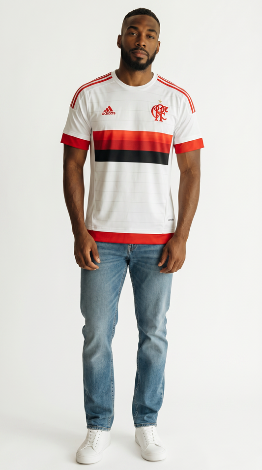 Camisa de futebol Flamengo 2015-16 Fora retrô