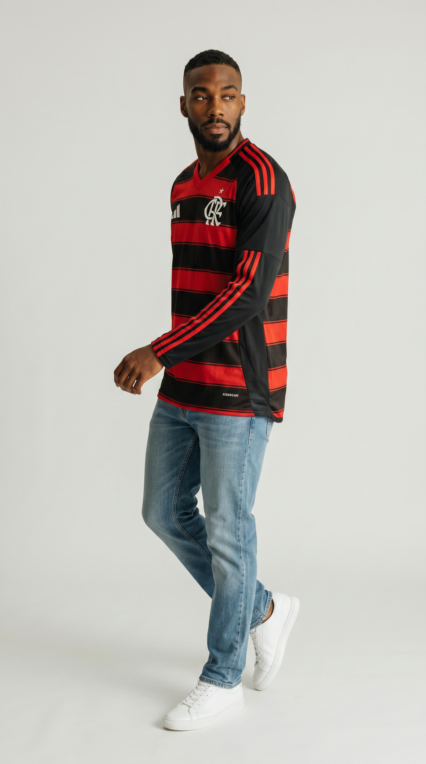 Flamengo 2025-26 Casa Manga Longa