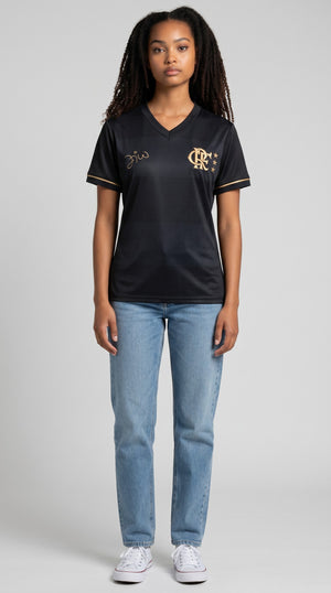 Camisa de futebol Flamengo 2025-26 Feminino Edição Especial temporada anterior feminina