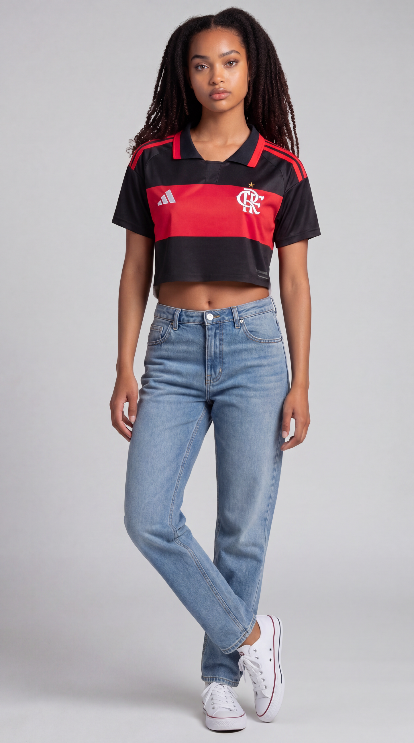 Flamengo 2026-27 Casa Feminino Crop Top