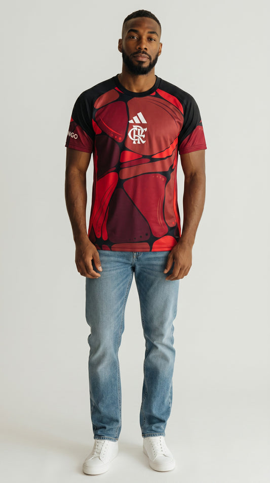 Camisa de futebol Flamengo 2026-27 Pré-Jogo atual