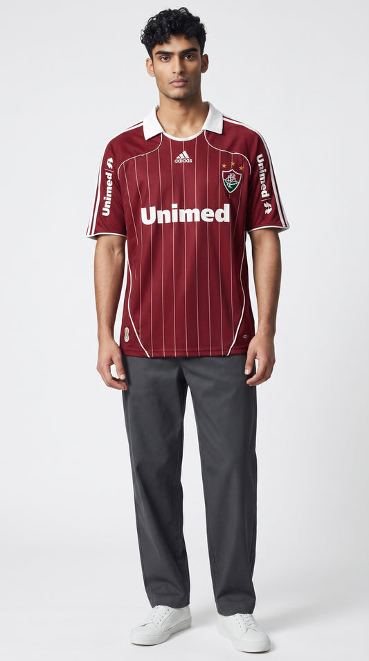 Camisa de futebol Fluminense 2007-08 Alternado retrô