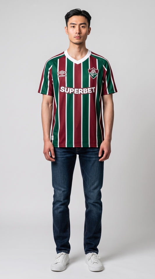 Camisa de futebol Fluminense 2025-26 Casa temporada anterior