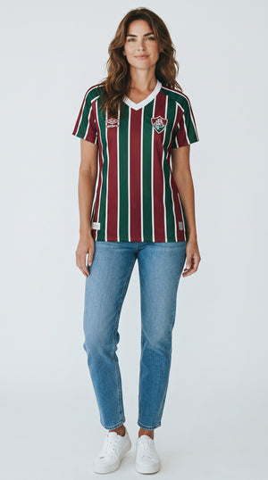 Camisa de futebol Fluminense 2025-26 Casa Feminino temporada anterior feminina