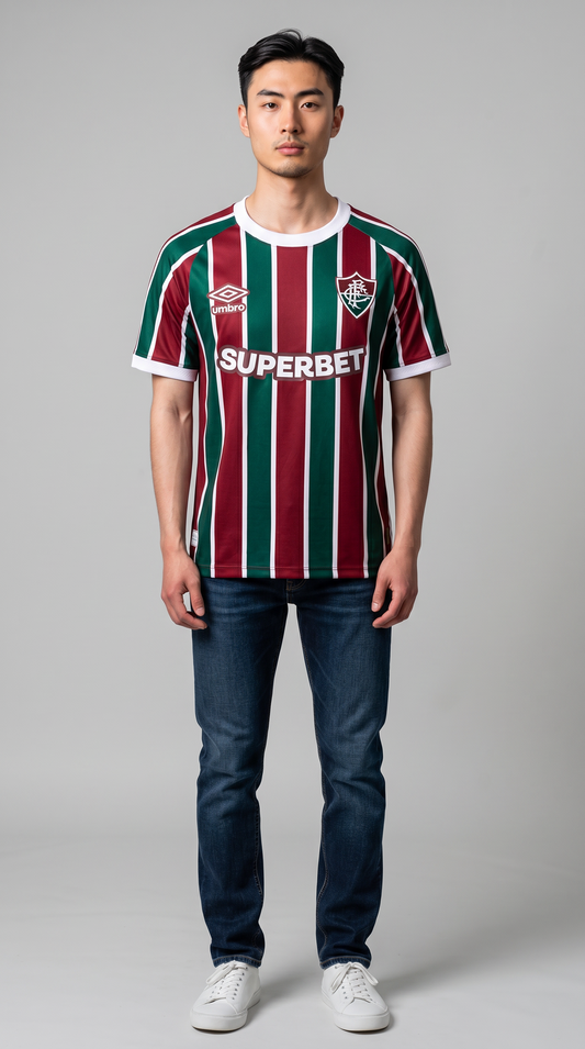 Camisa de futebol Fluminense 2025-26 Casa Versão Jogador temporada anterior