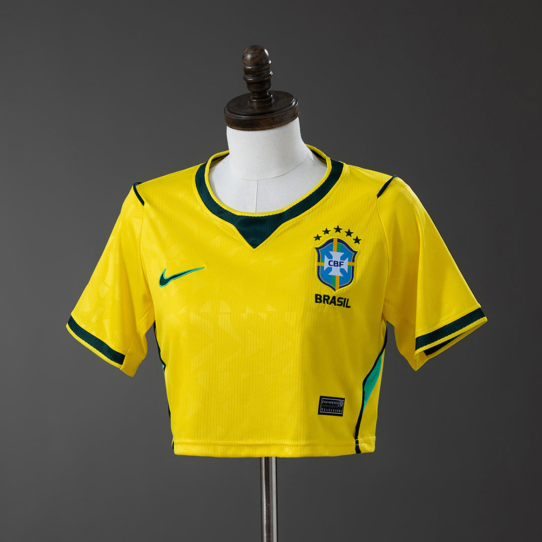 Brasil 2026 Casa Feminino Crop Top