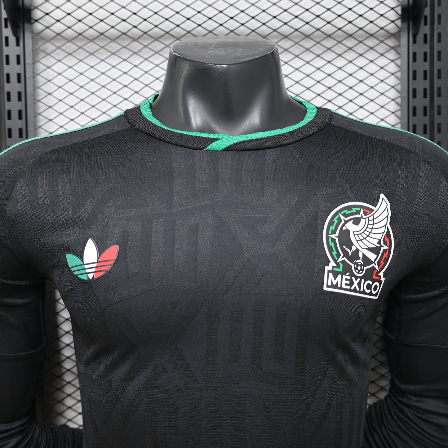 México 2026 Alternado Manga Longa Versão Jogador