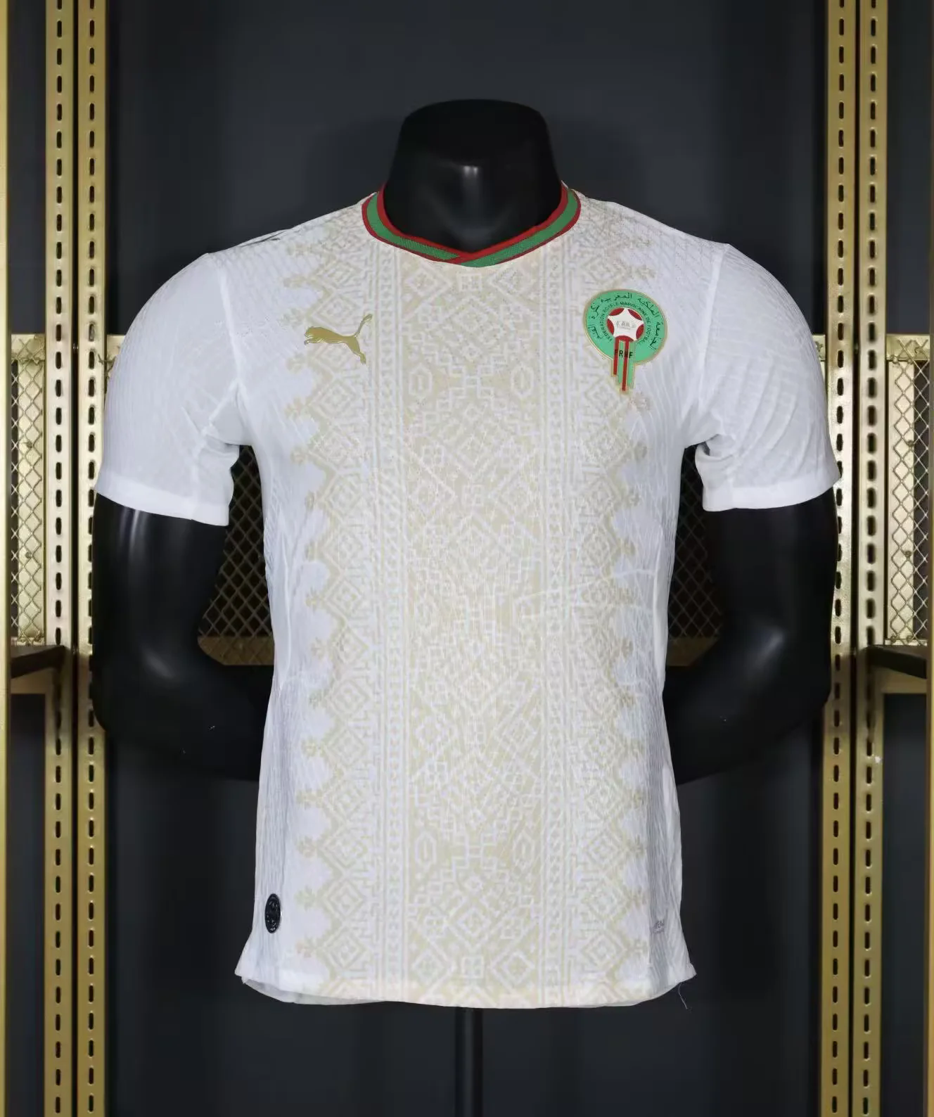 Marrocos 2026 Fora Versão Jogador