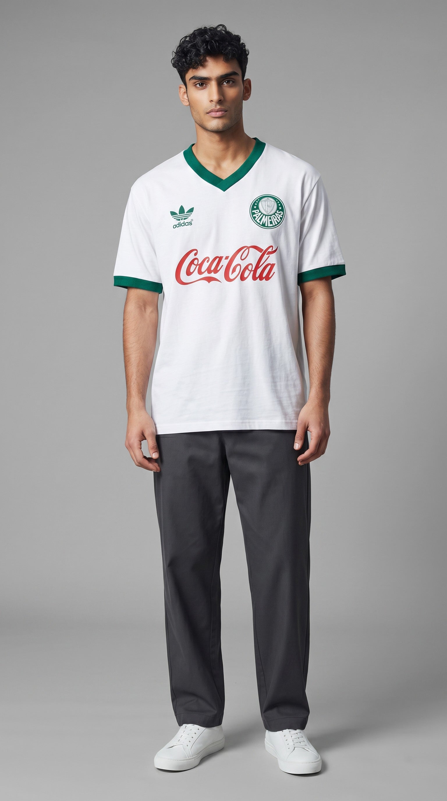 Camisa de futebol Palmeiras 1987 Fora retrô