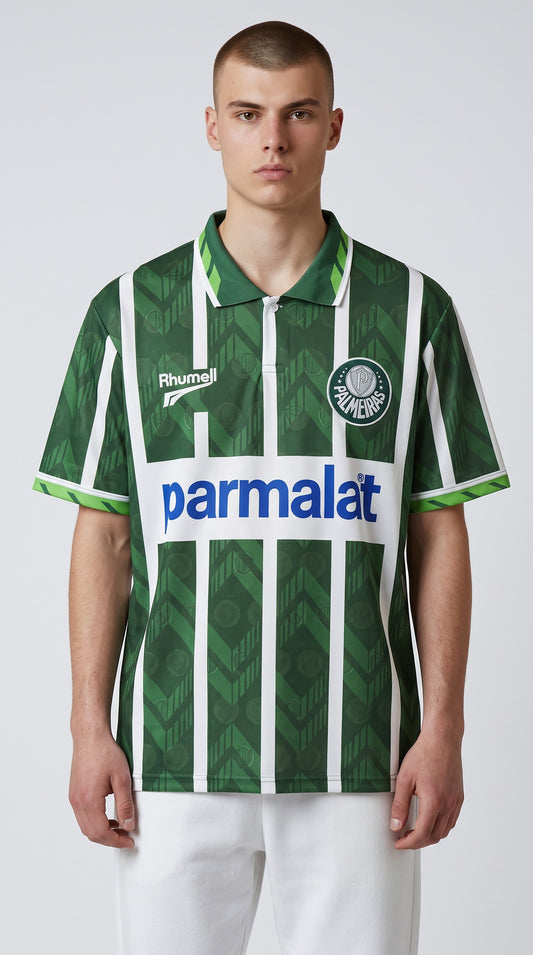 Camisa de futebol Palmeiras 1996 Casa retrô