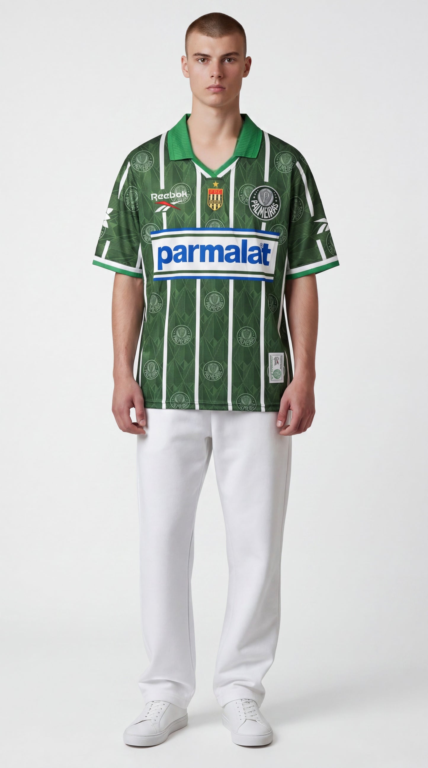 Camisa de futebol Palmeiras 1996-97 Casa retrô