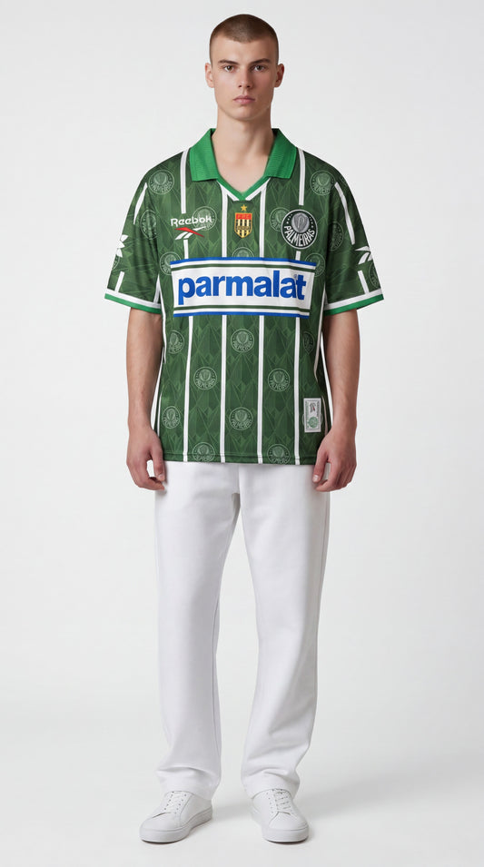 Camisa de futebol Palmeiras 1996-97 Casa retrô