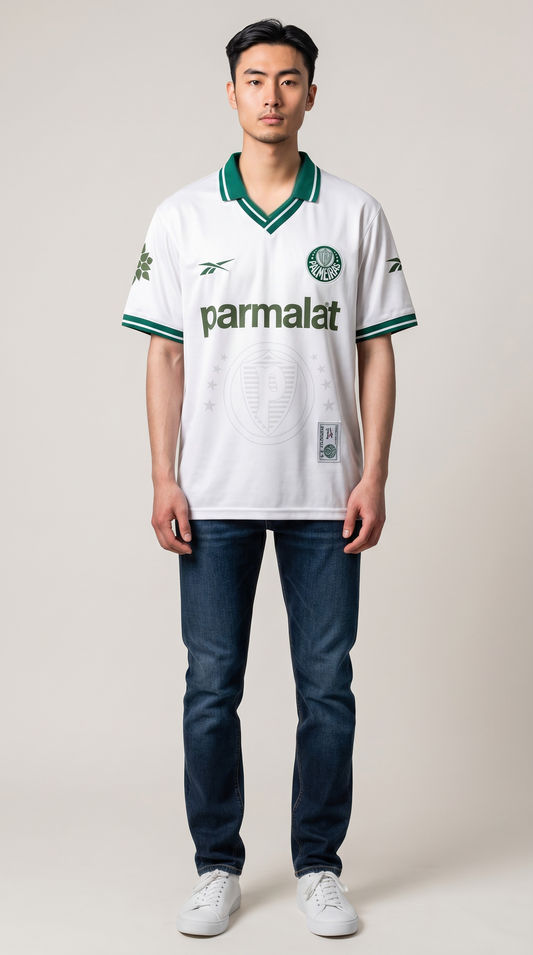 Camisa de futebol Palmeiras 1997 Fora retrô