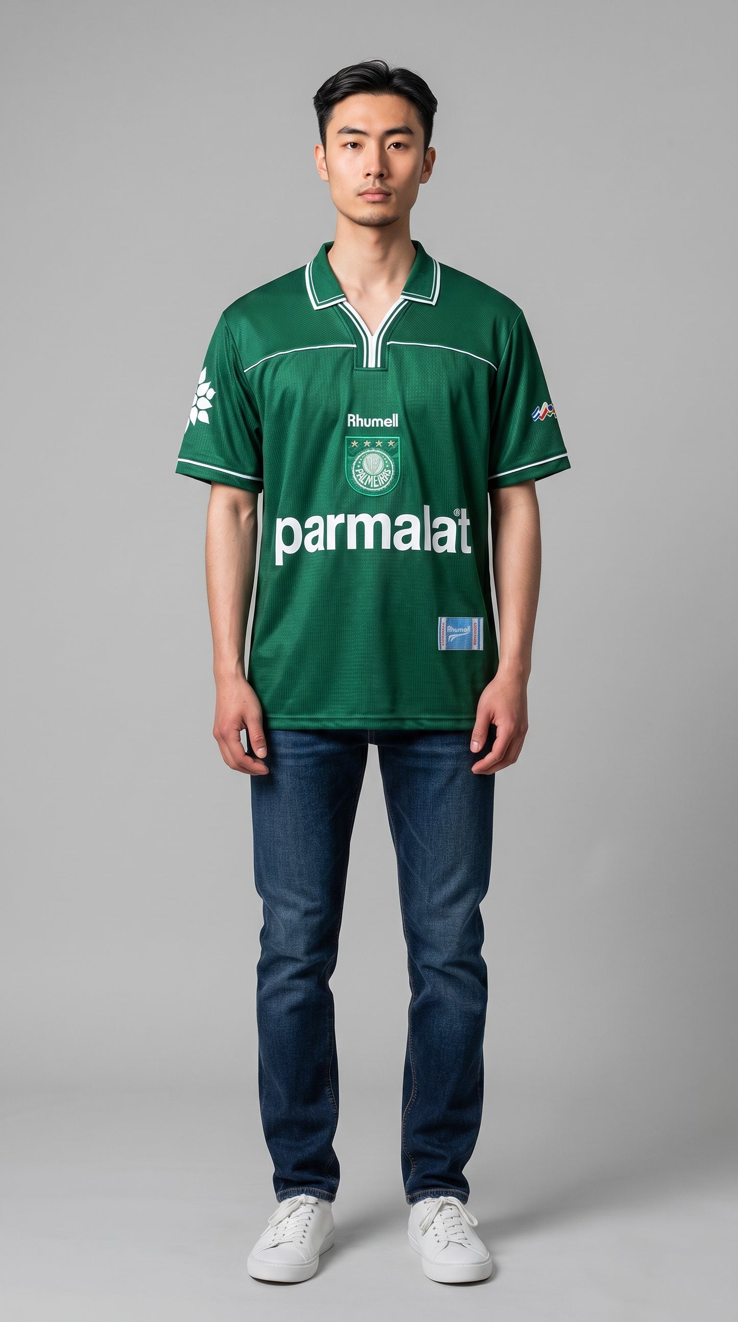 Camisa de futebol Palmeiras 1999 Casa Libertadores retrô