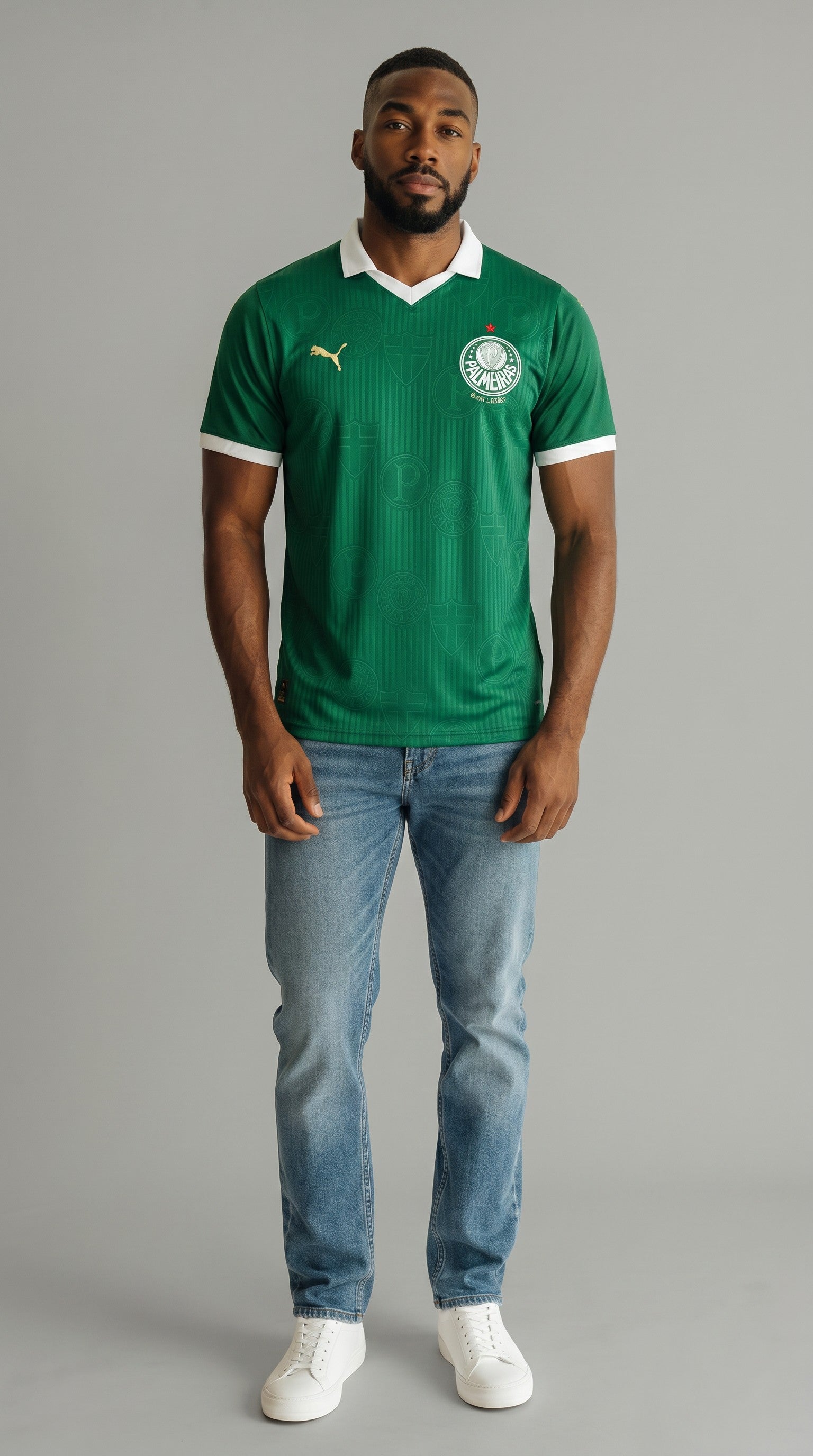 Camisa de futebol Palmeiras 2024-25 Casa retrô