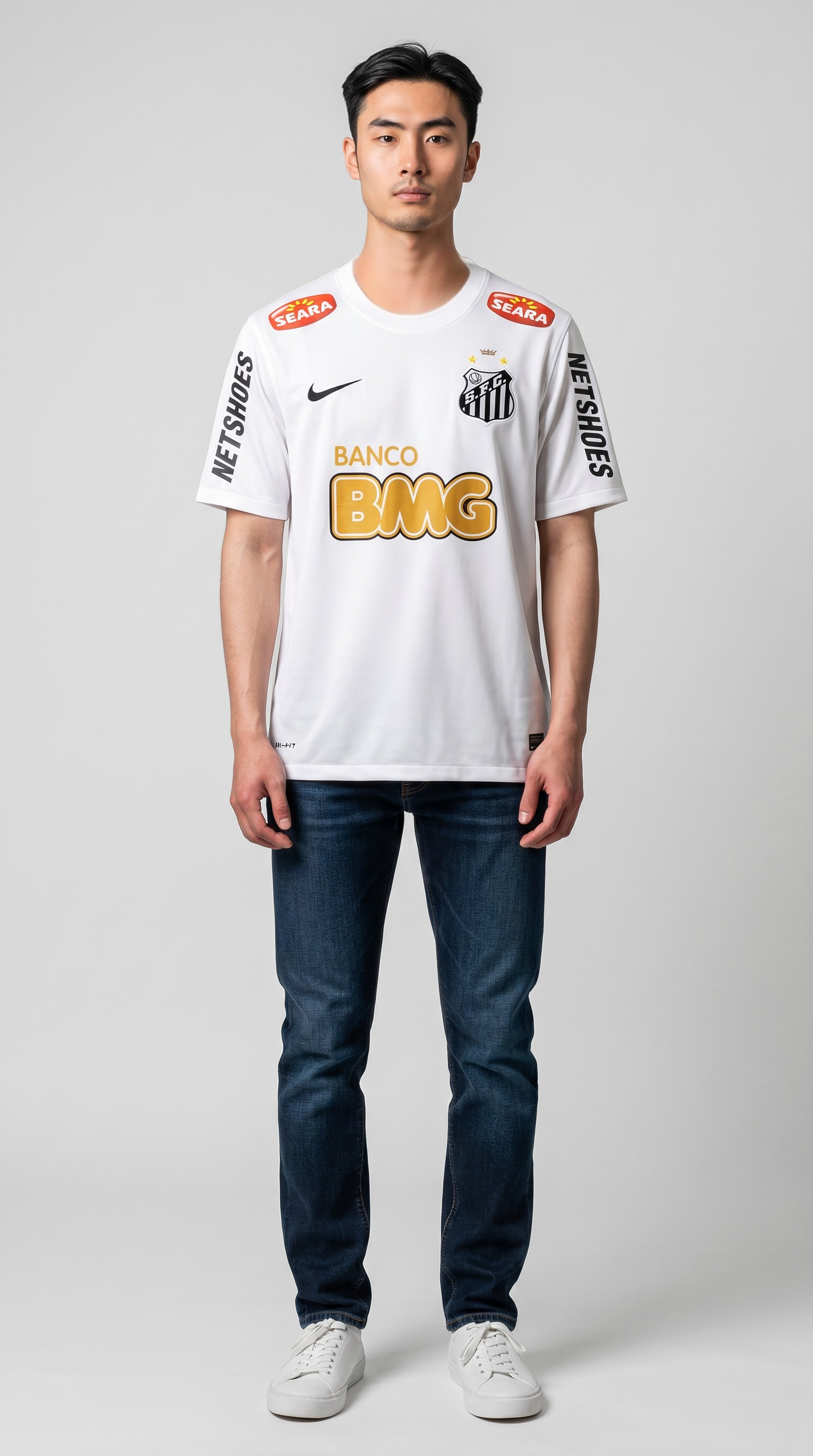 Camisa de futebol Santos 2011-12 Casa retrô