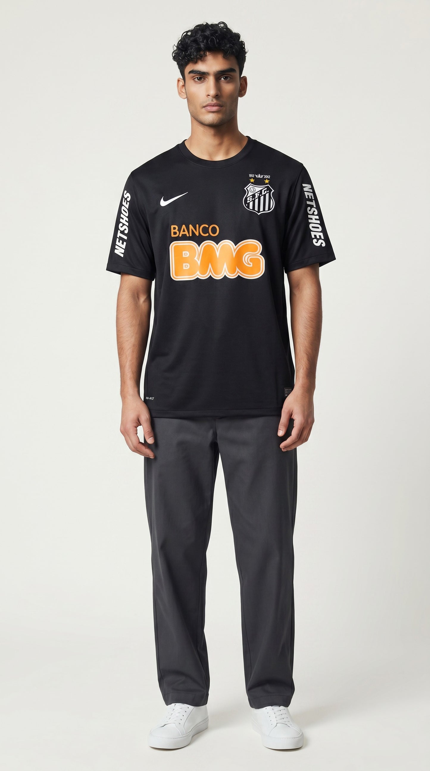 Camisa de futebol Santos 2012-13 Fora retrô