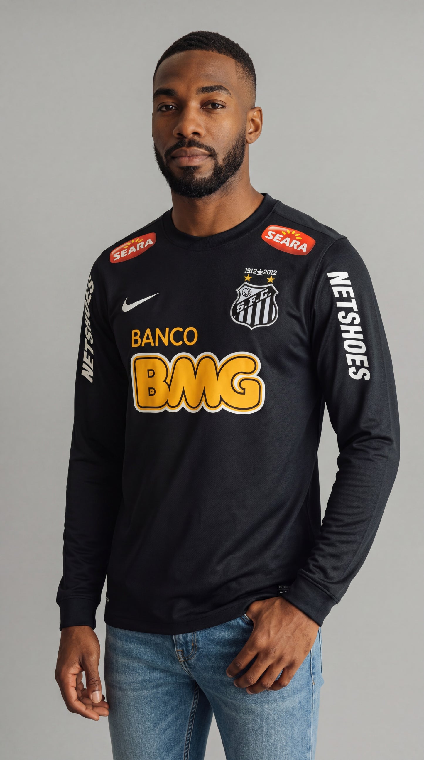 Santos 2012-13 Fora Manga Longa