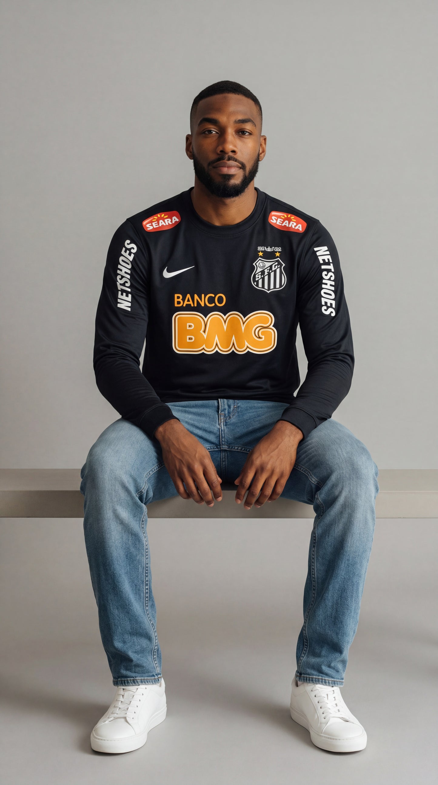 Santos 2012-13 Fora Manga Longa