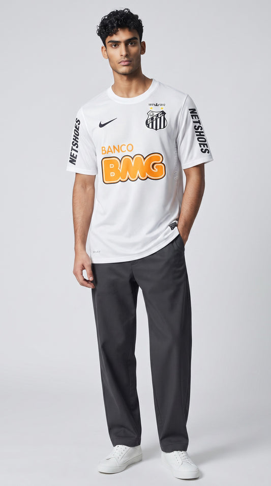 Camisa de futebol Santos 2012-13 Casa Versão Jogador retrô