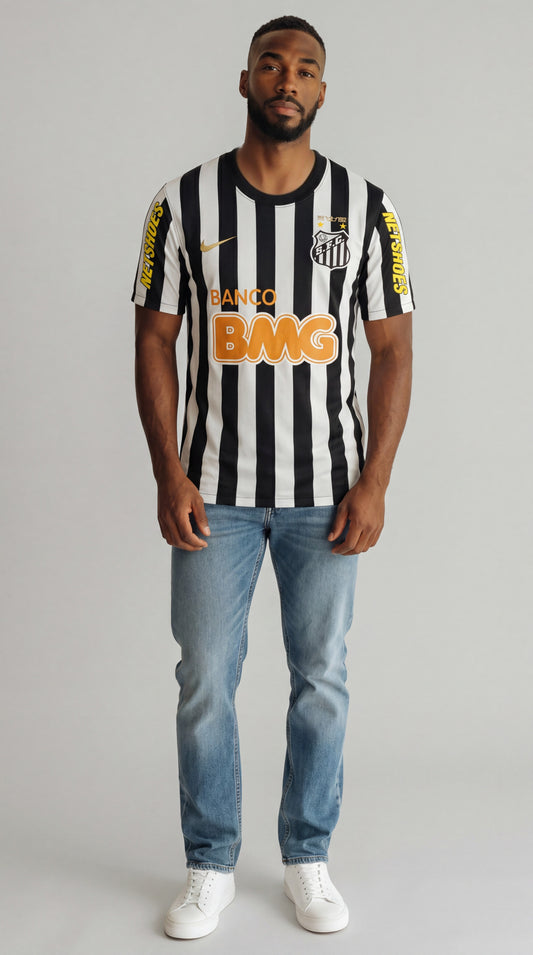 Camisa de futebol Santos 2013-14 Fora retrô