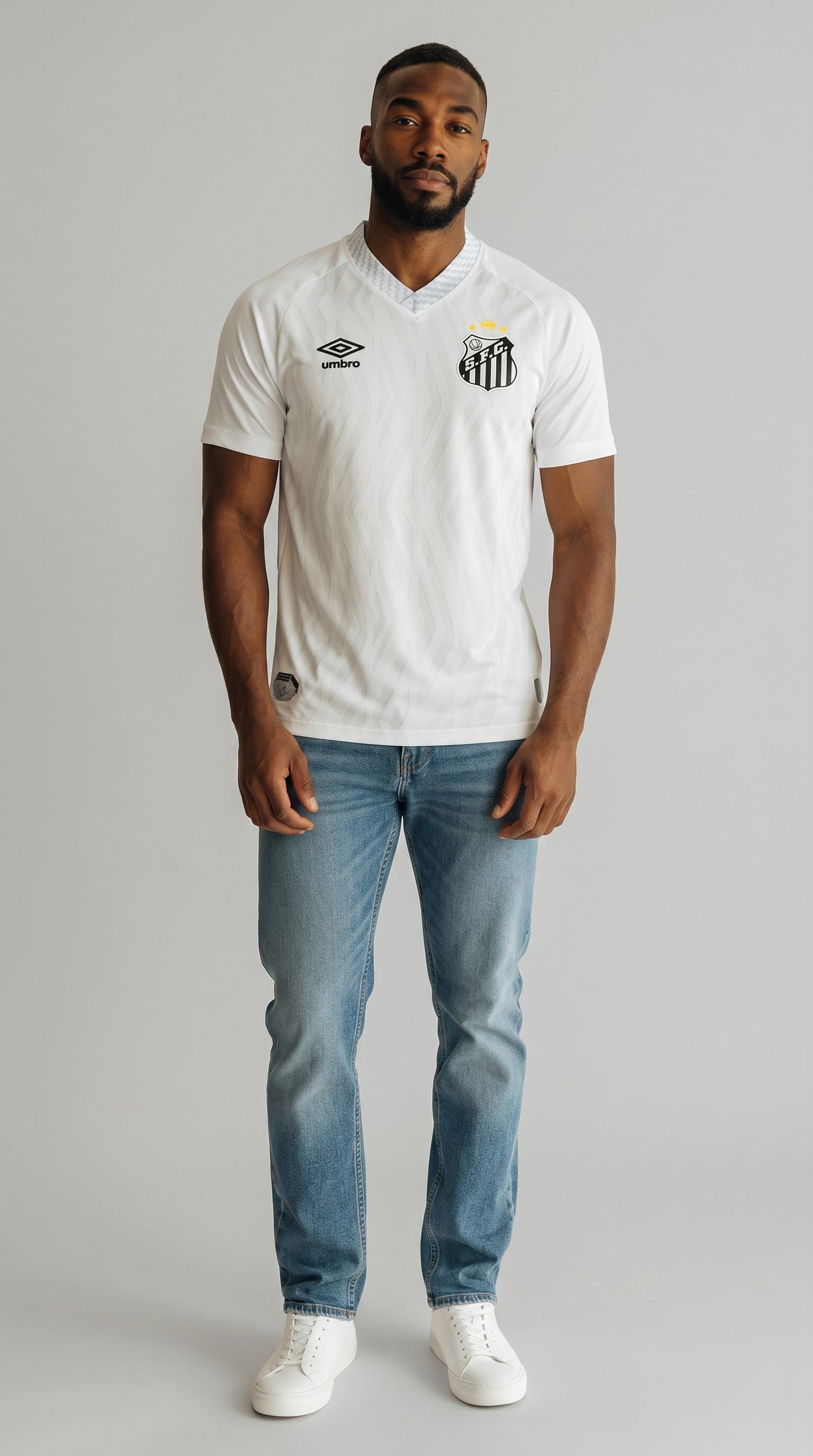 Camisa de futebol Santos 2025-26 Casa temporada anterior