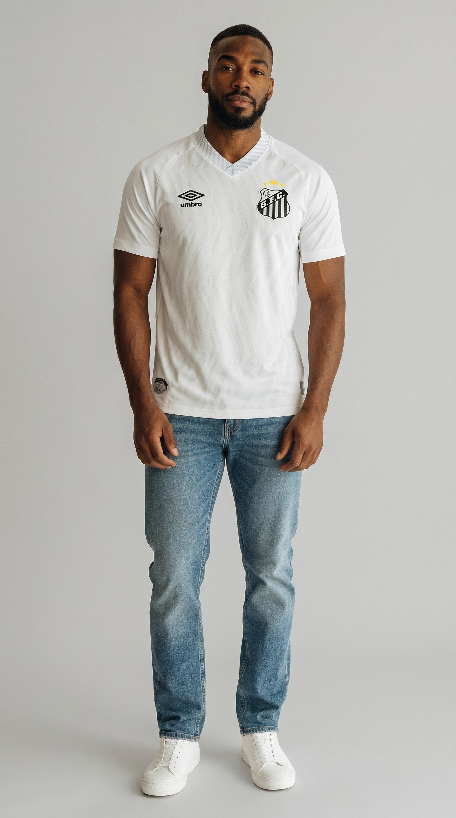 Camisa de futebol Santos 2025-26 Casa temporada anterior