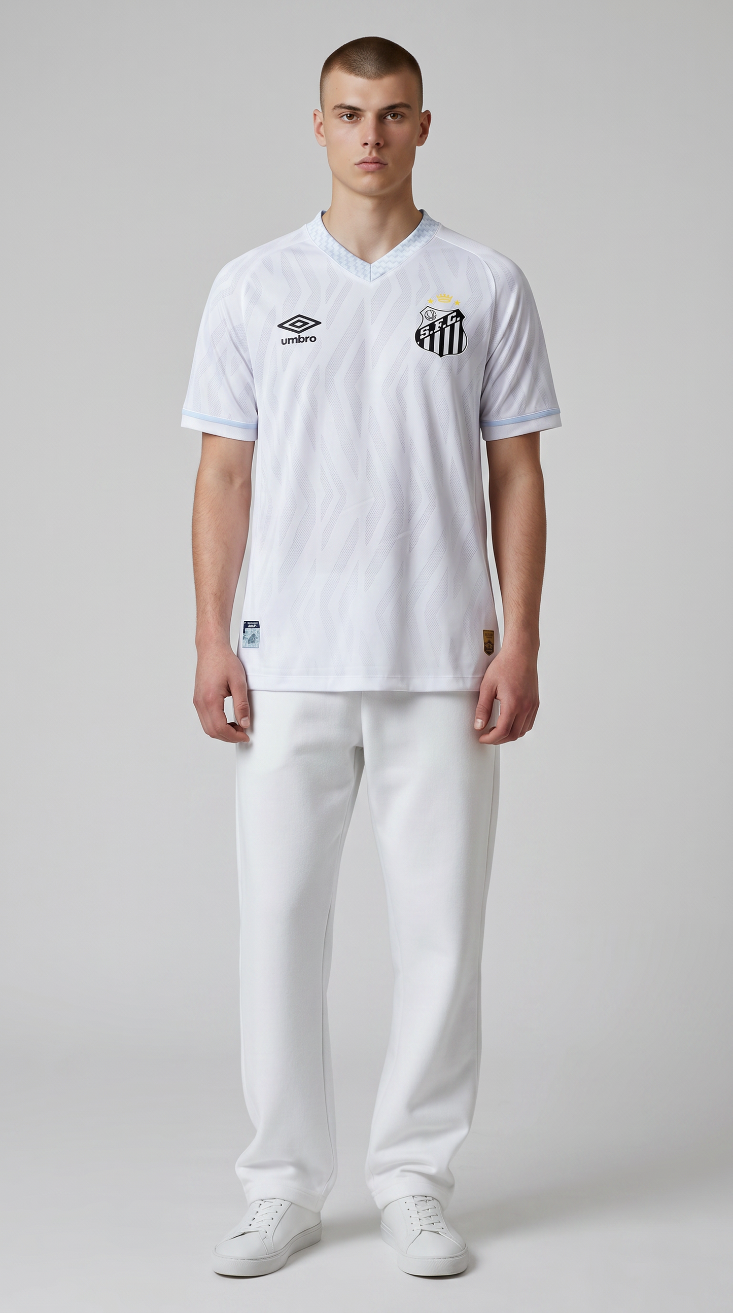 Camisa de futebol Santos 2025-26 Casa Versão Jogador temporada anterior