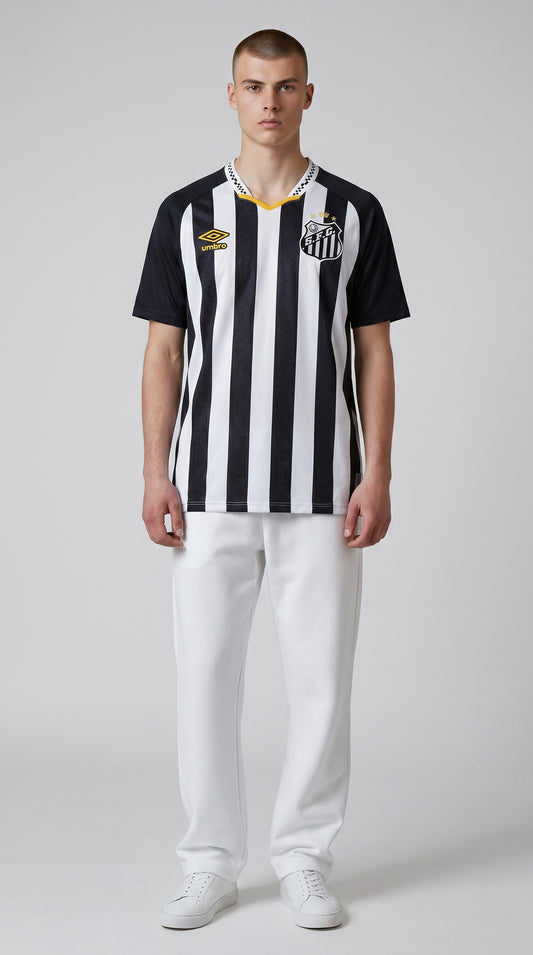 Camisa de futebol Santos 2025-26 Fora temporada anterior