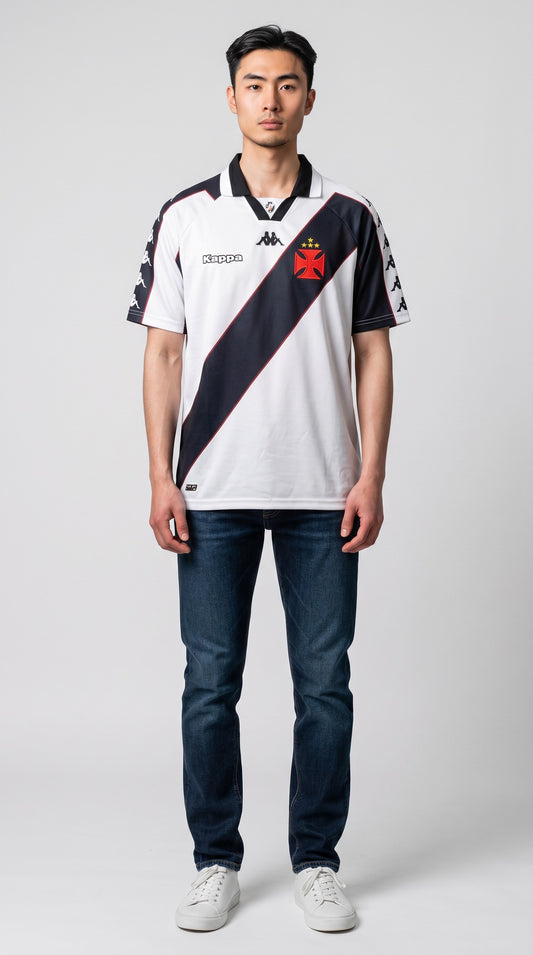 Camisa de futebol Vasco 1997 Fora retrô