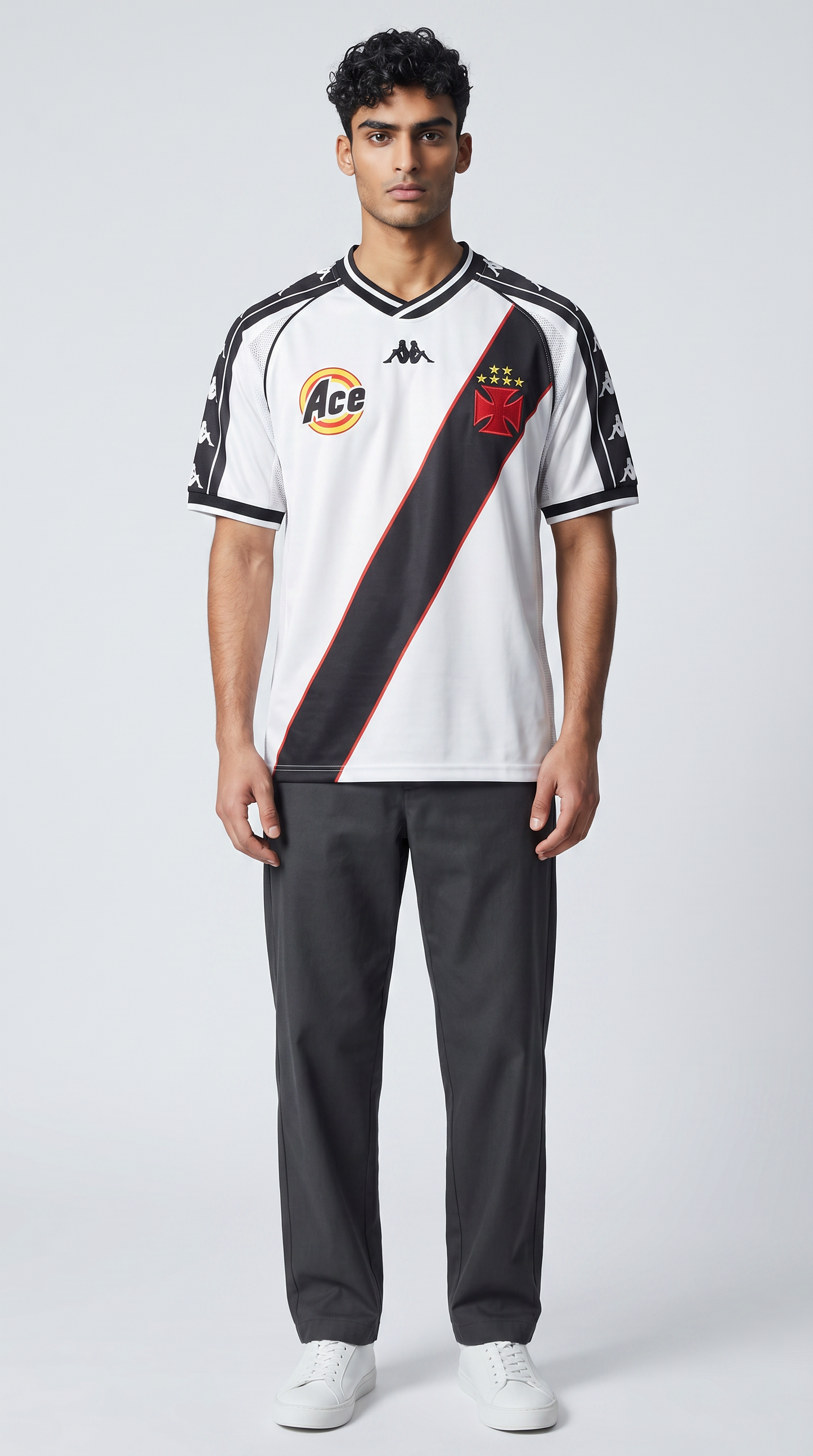 Camisa de futebol Vasco 2000 Fora retrô