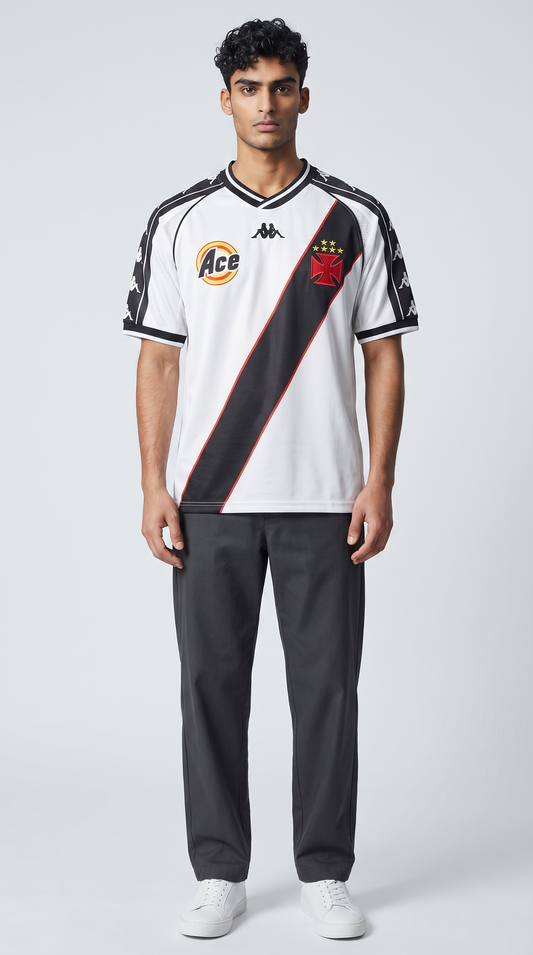 Camisa de futebol Vasco 2000 Fora retrô
