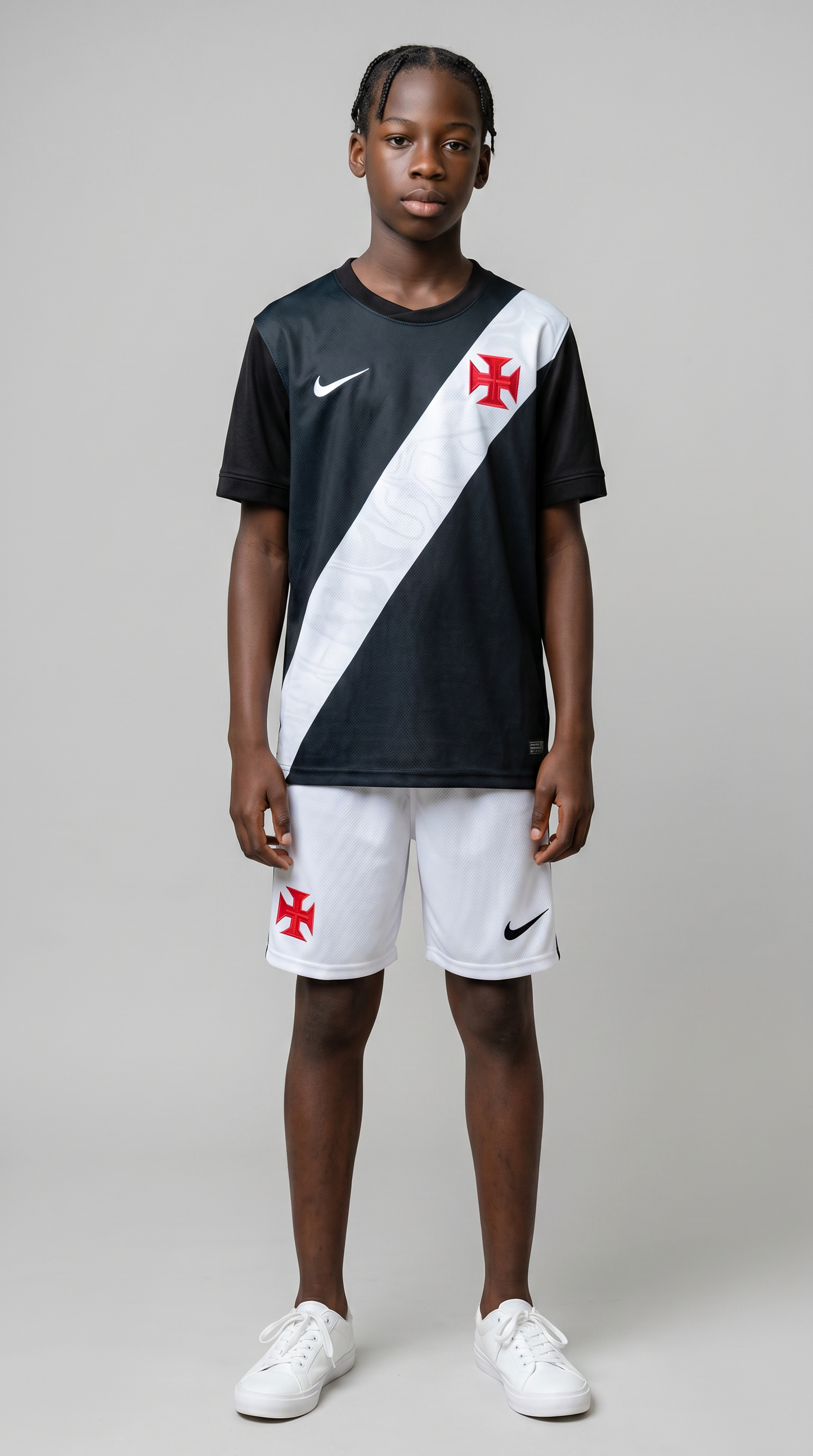 Camisa de futebol Vasco 2026-27 Casa Infantil atual infantil